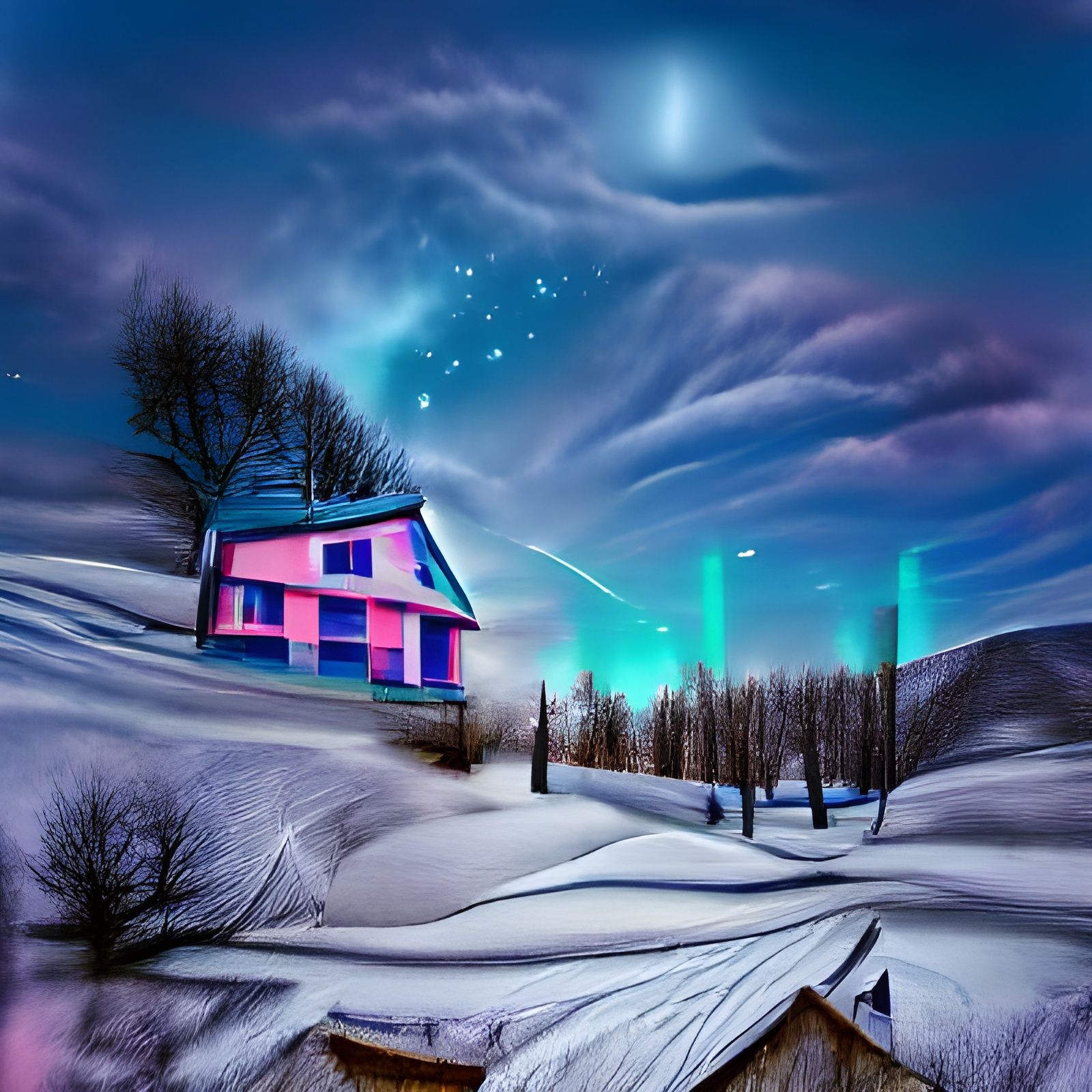 Dreamlike Surreal Landscape