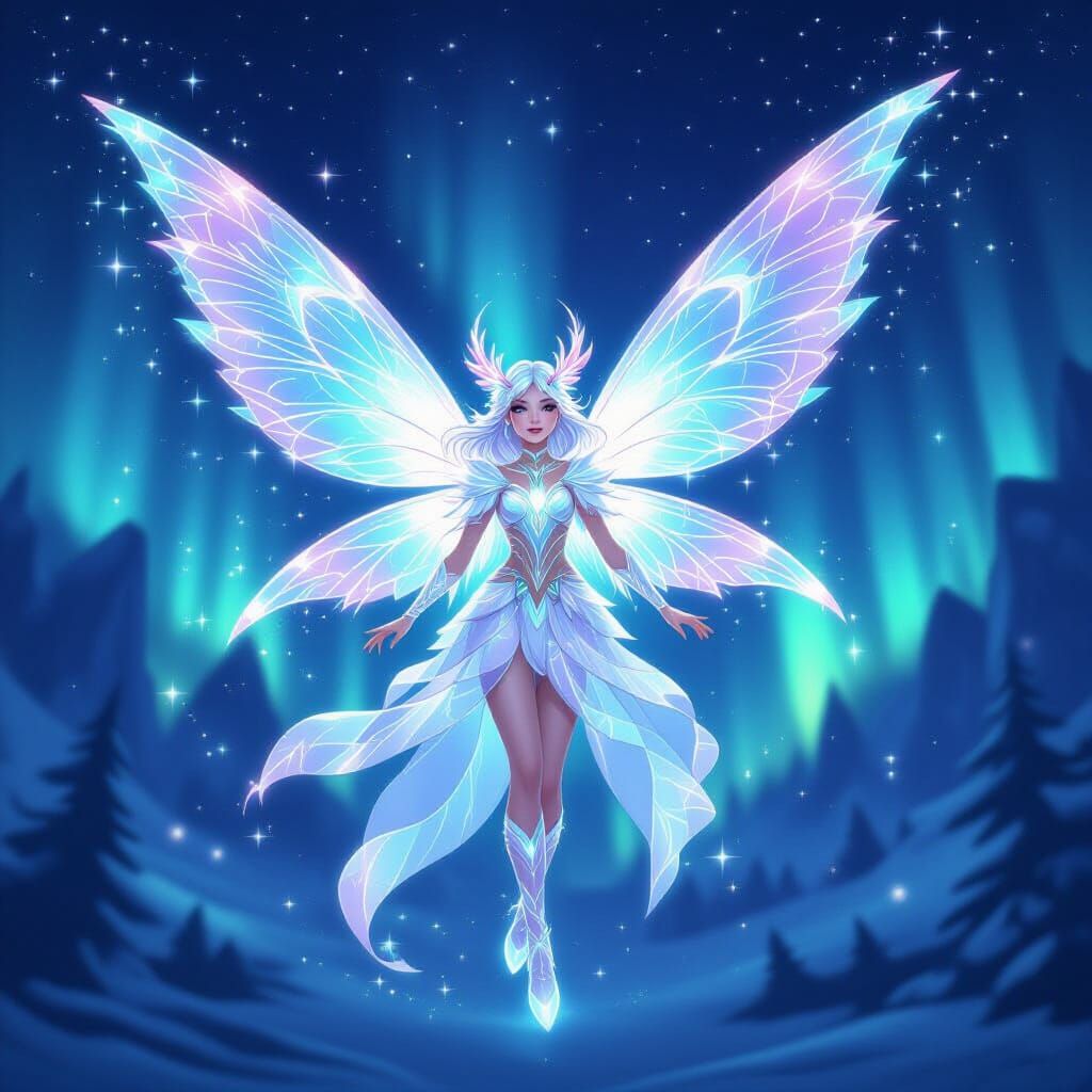 Aurorafairy Luminessence NFT: Northern Lights Guardian