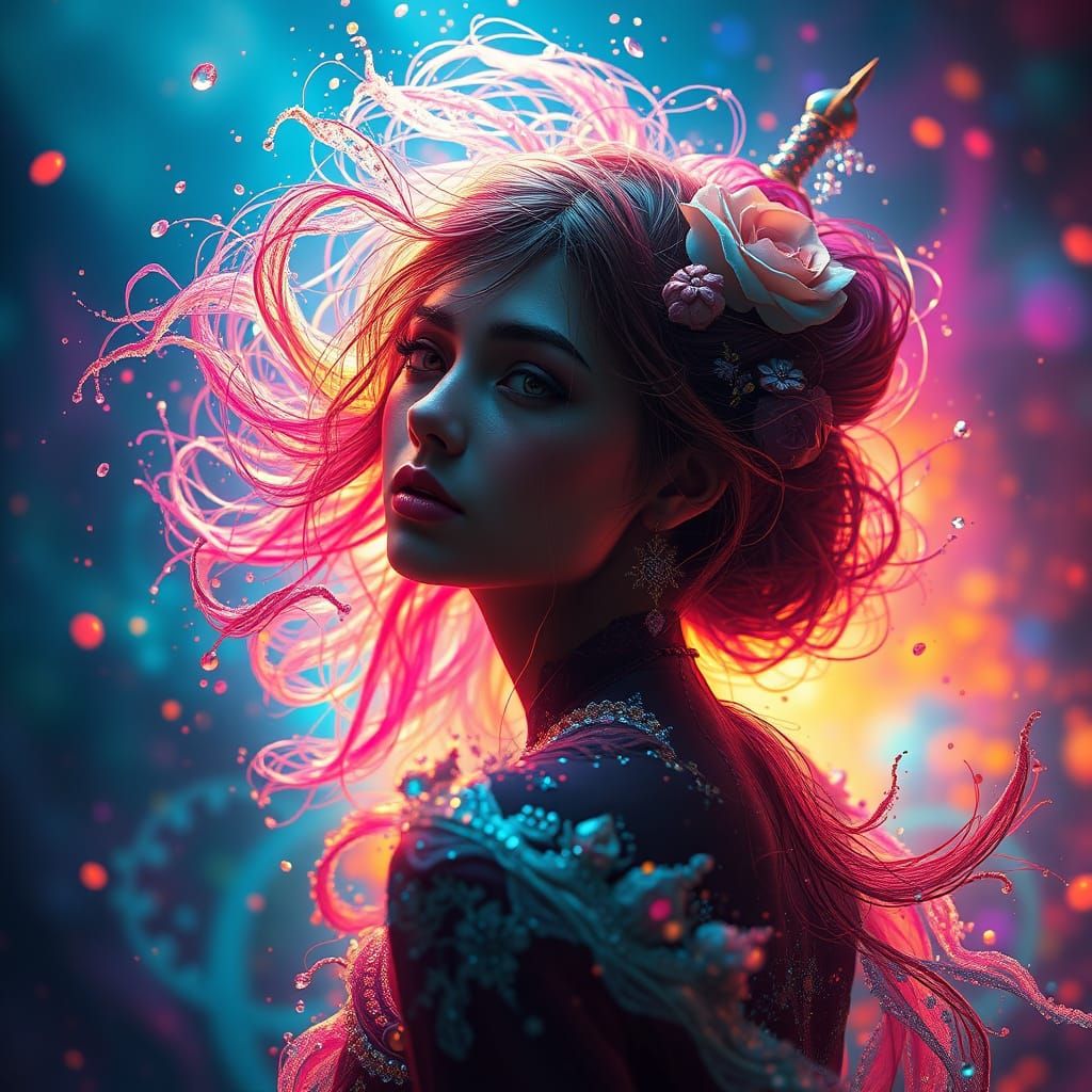 Ethereal Daylight Beauty in Meticulous Matte Painting Style