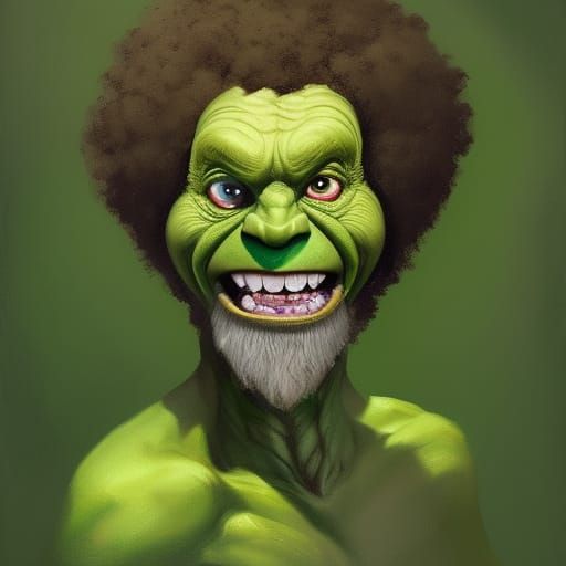 Goblin Art Teacher Paints a Portrait