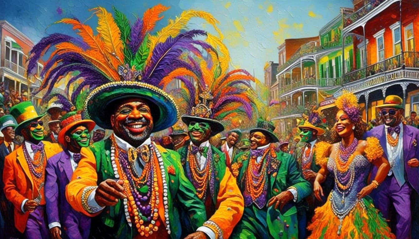 New Orleans Mardi Gras Zydeco Celebration