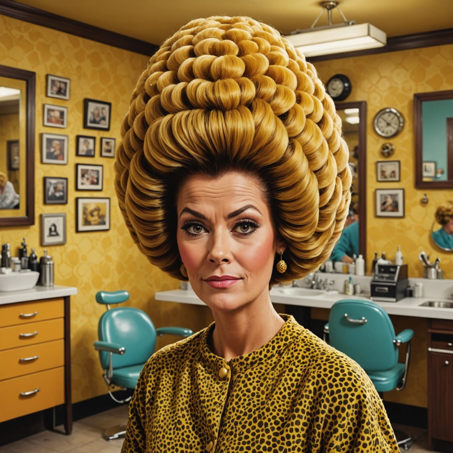 Gollum's Hilarious 60s Beehive Wig