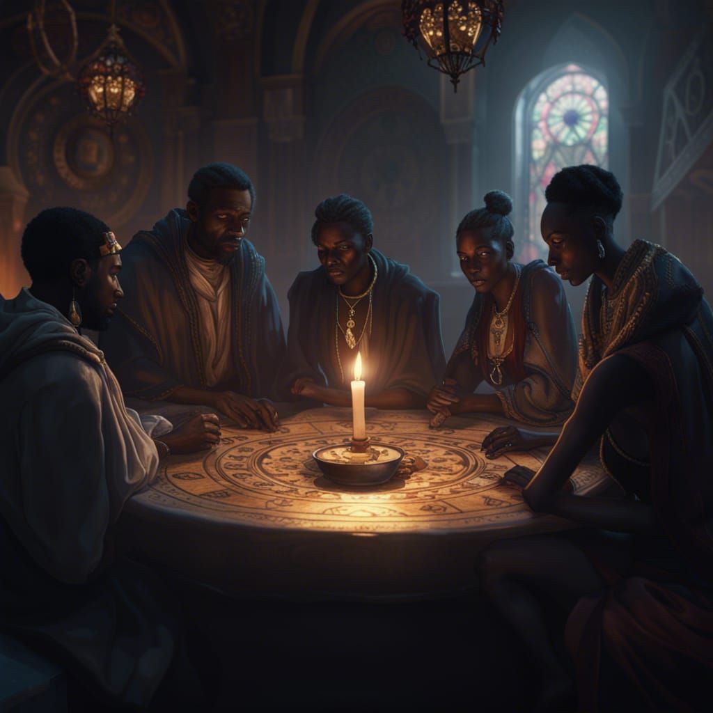 Seance with the Dead: Hyperdetailed Concept Art
