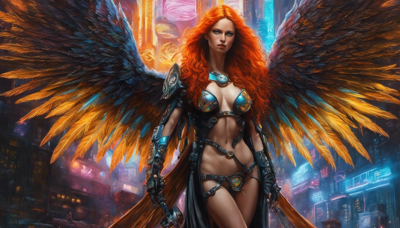 Cyberpunk Angel