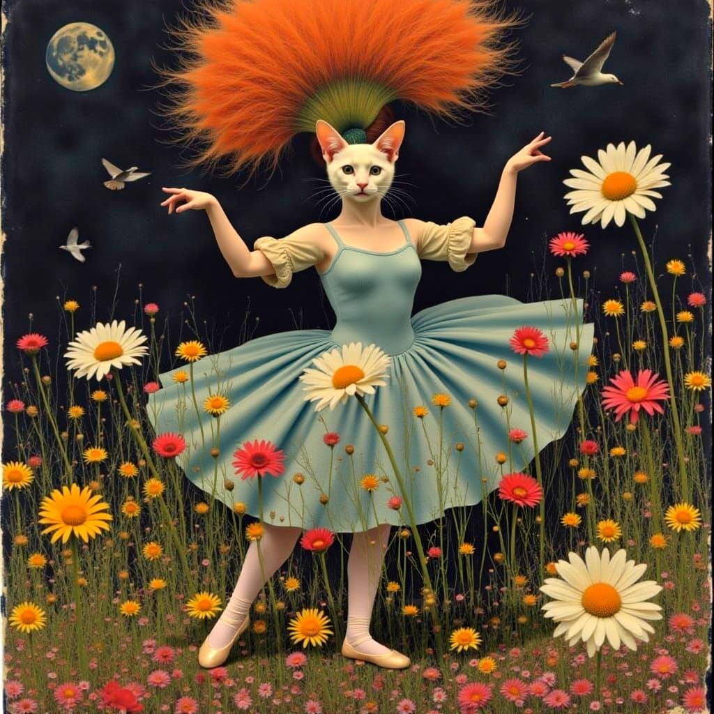 Whimsical Baroque Creatures in Dreamlike Style