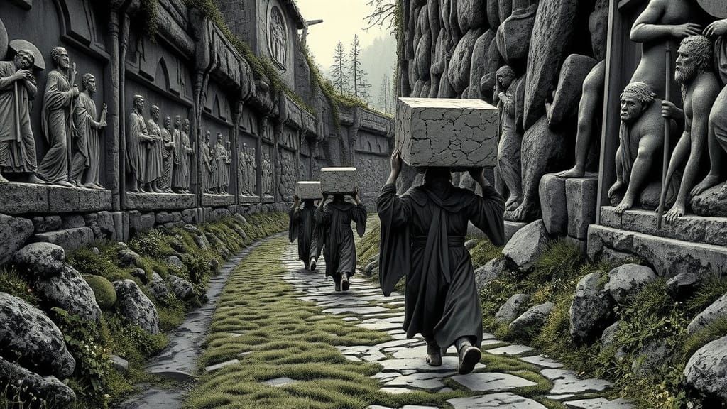 Solemn Path of Humility, Souls Borne by Granite Weights