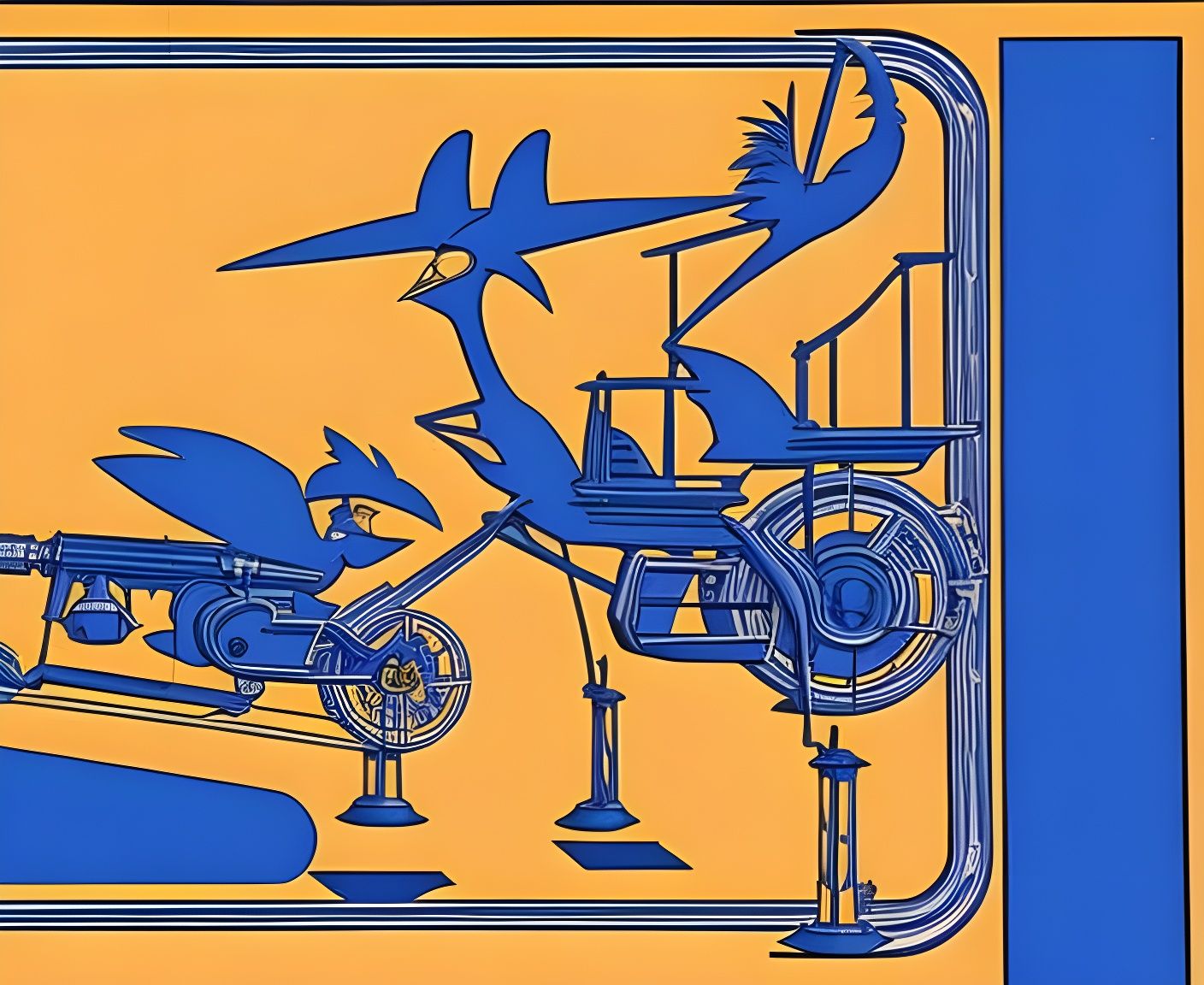 Wile E. Coyote's ACME Road Runner Trap Blueprint