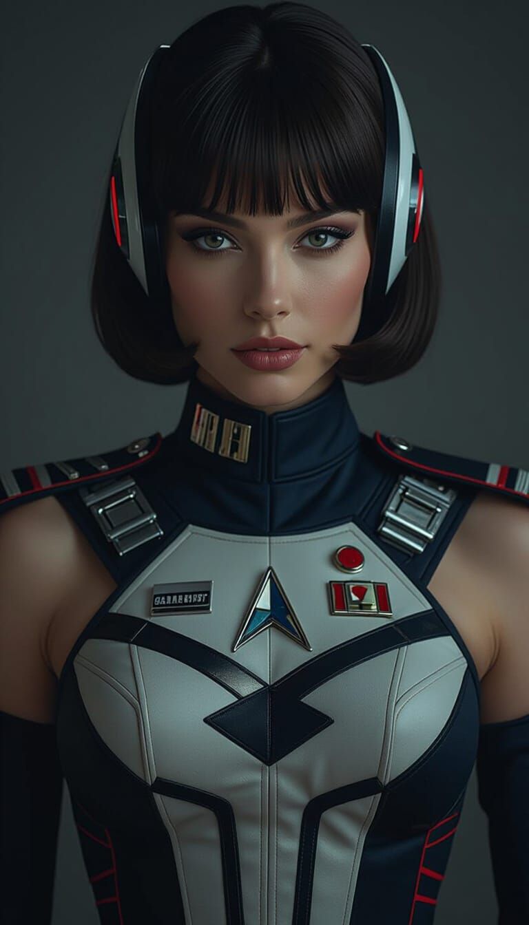 Loxy Isadora Bliss in Star Fleet Uniform
