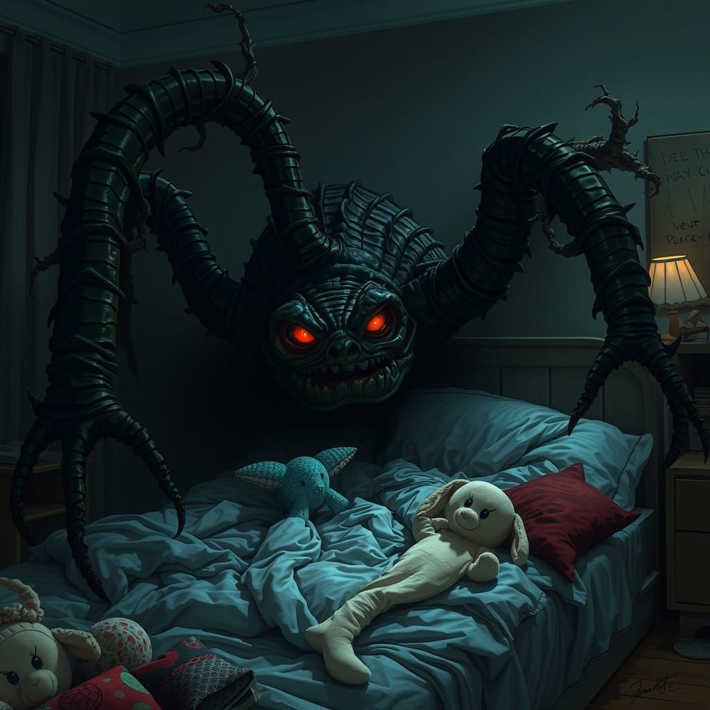 Gothic Nightmare Lurks Beneath the Child's Bed