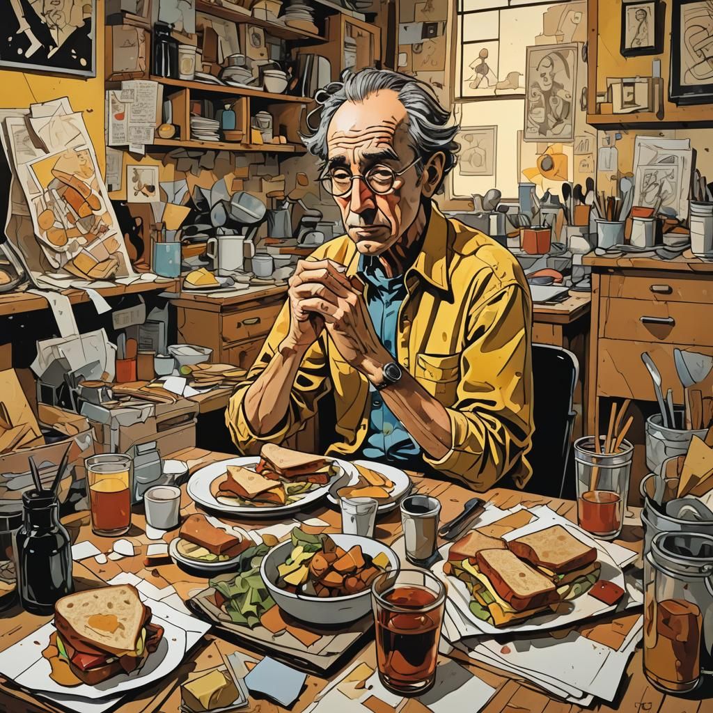 Art Spiegelman's Lunch: Cubist Comic Art