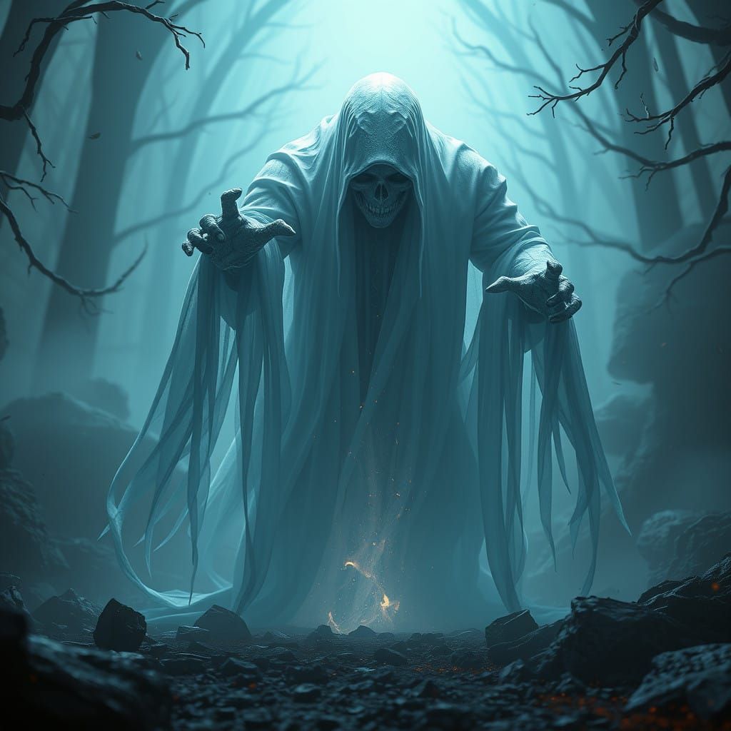 Epic 3D Ghost in HDR, a 3D Masterpiece with Unreal Engine 5...