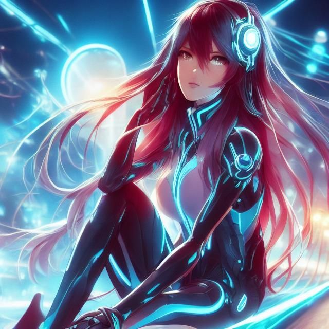 Shoulder portrait of an Animated brunette hair Female sittin...