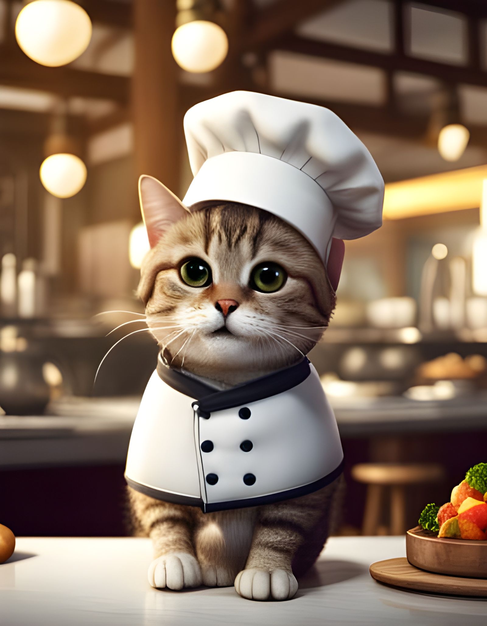 A tabby chef