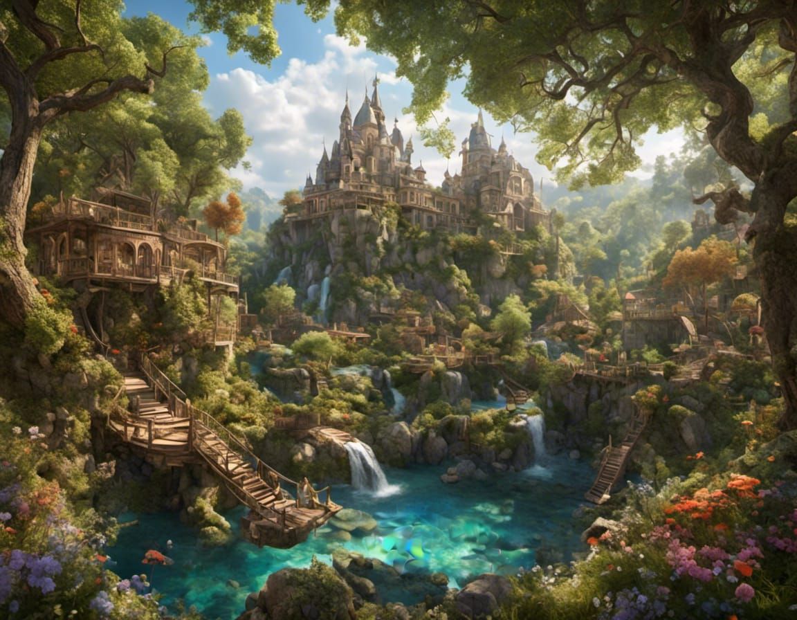 Hyperreal AI Image of the Word Suomi