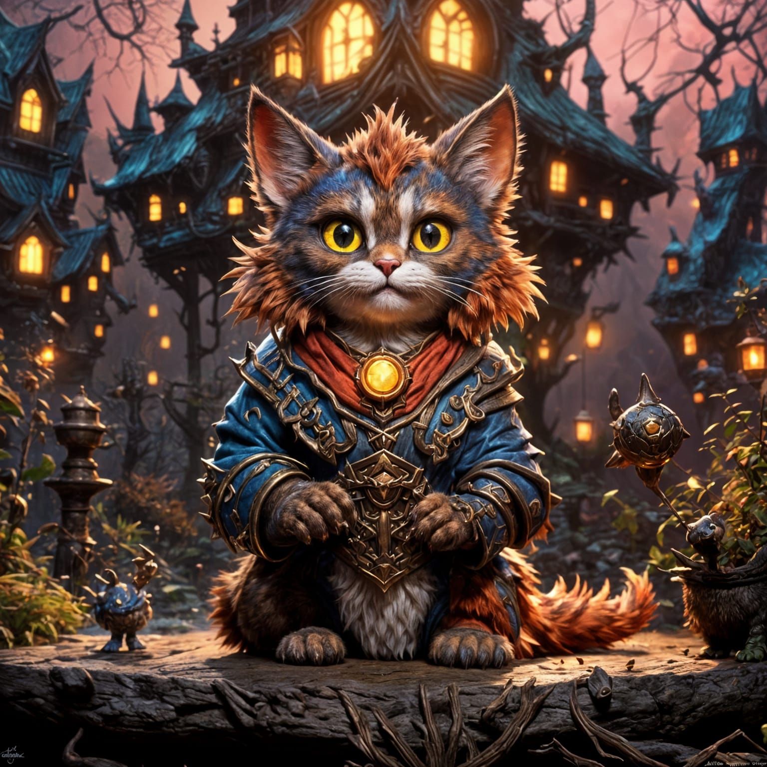 Feline Standing Strong