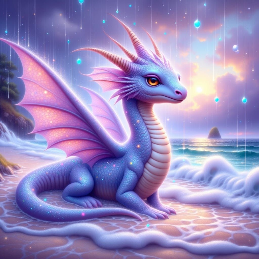 Ethereal Water Dragon in Dawn Bay