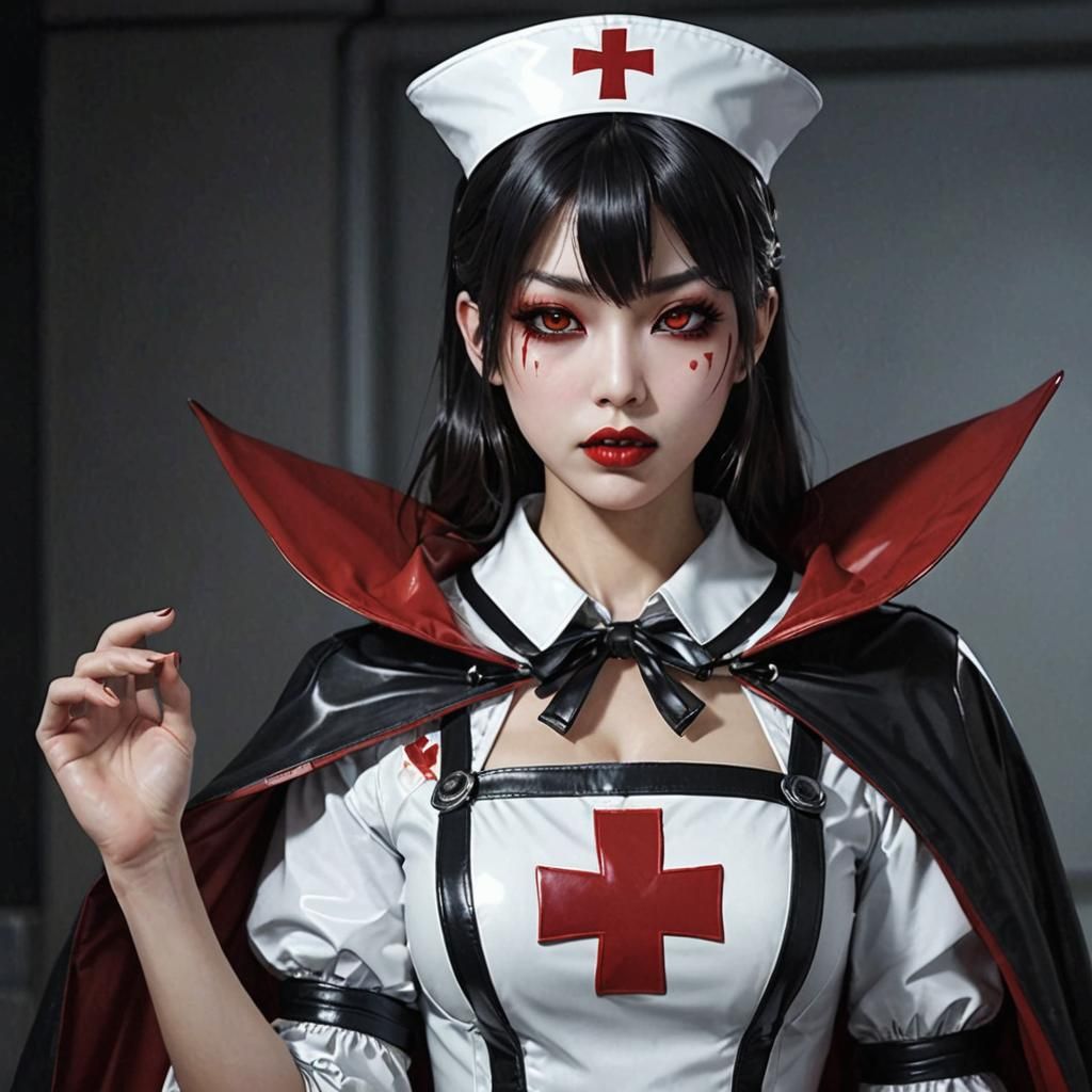 Vampire Nurses in a Dark Anime Hospital