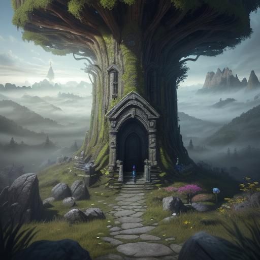 Giant Pez Dispenser on Magical Mountain