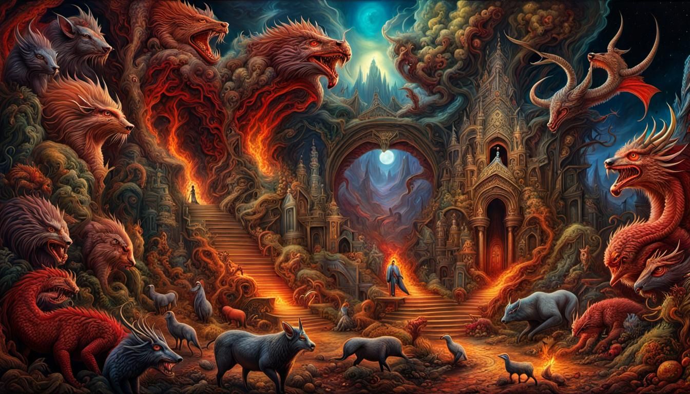 Surreal Horror: The Mark of Cain in Mixed Media