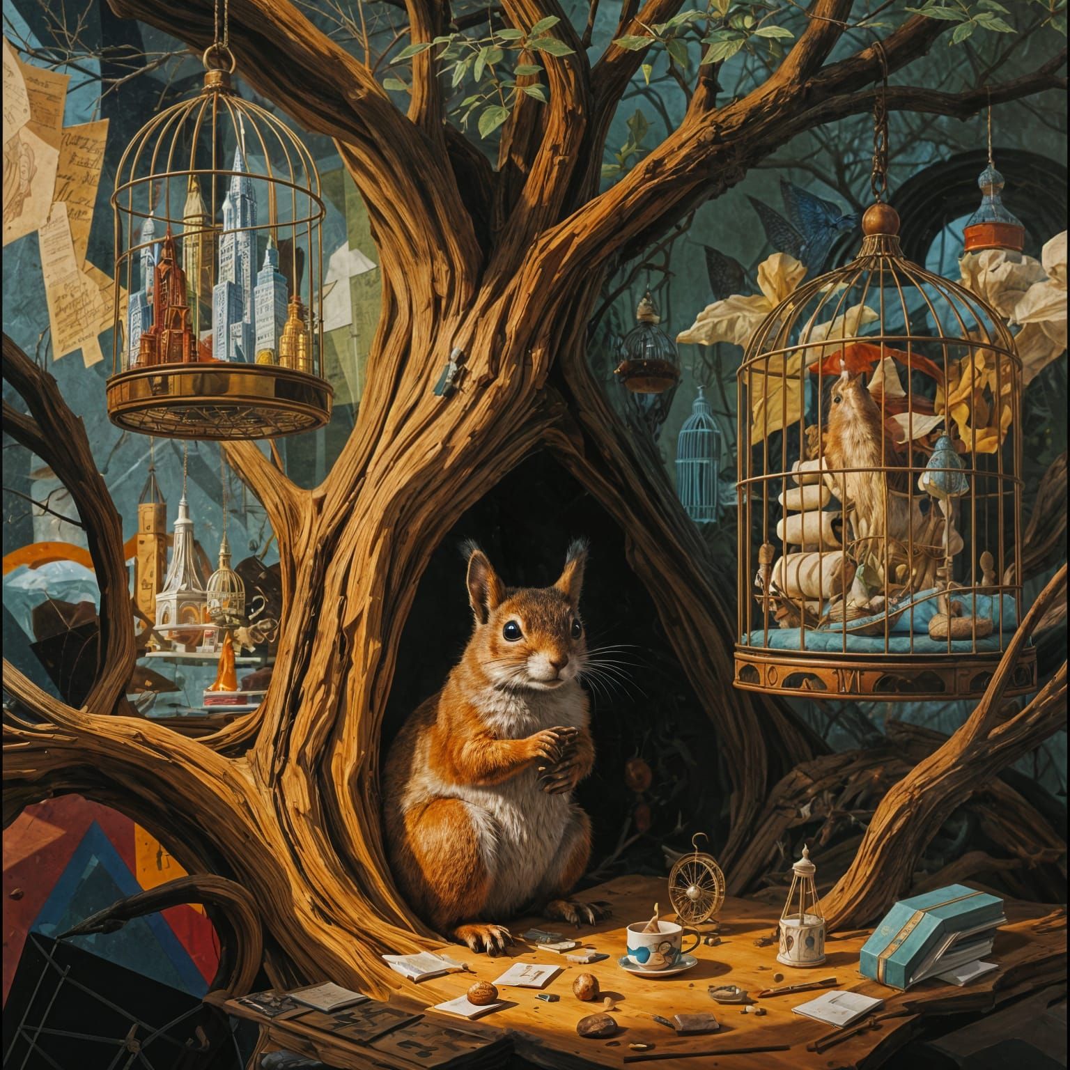 Squirrel's Miniature World Collection