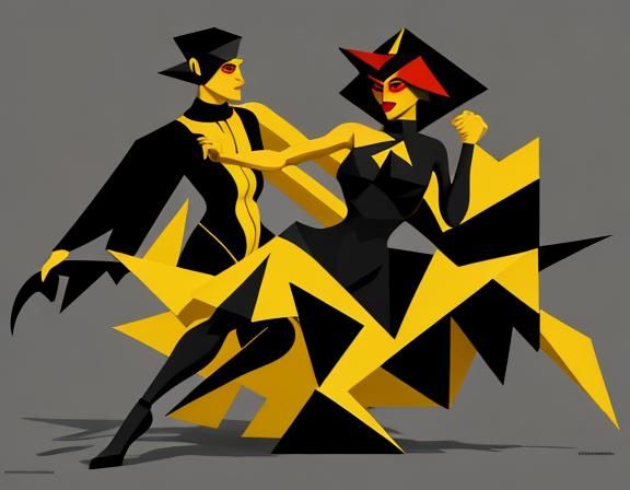 Dance with the Devil: Cubist Matte Painting