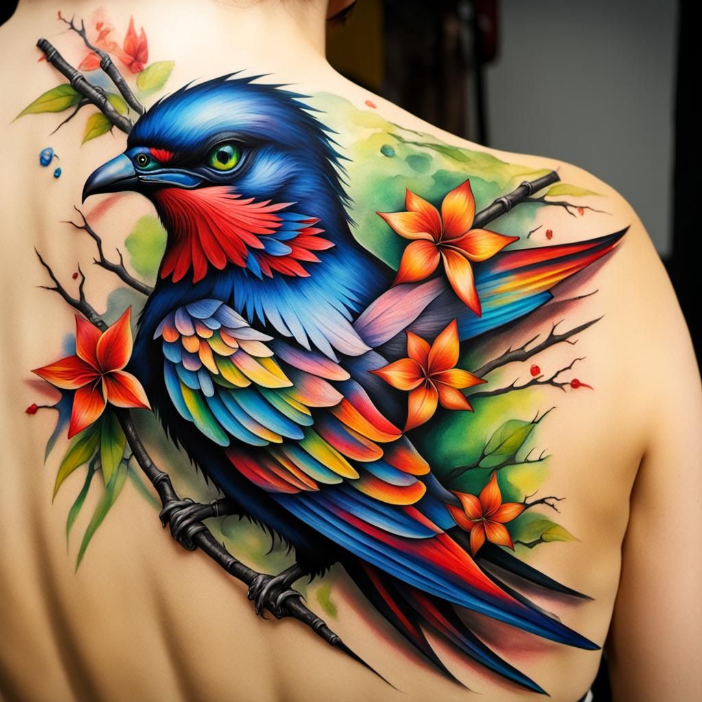 Tatouage d'hirondelle