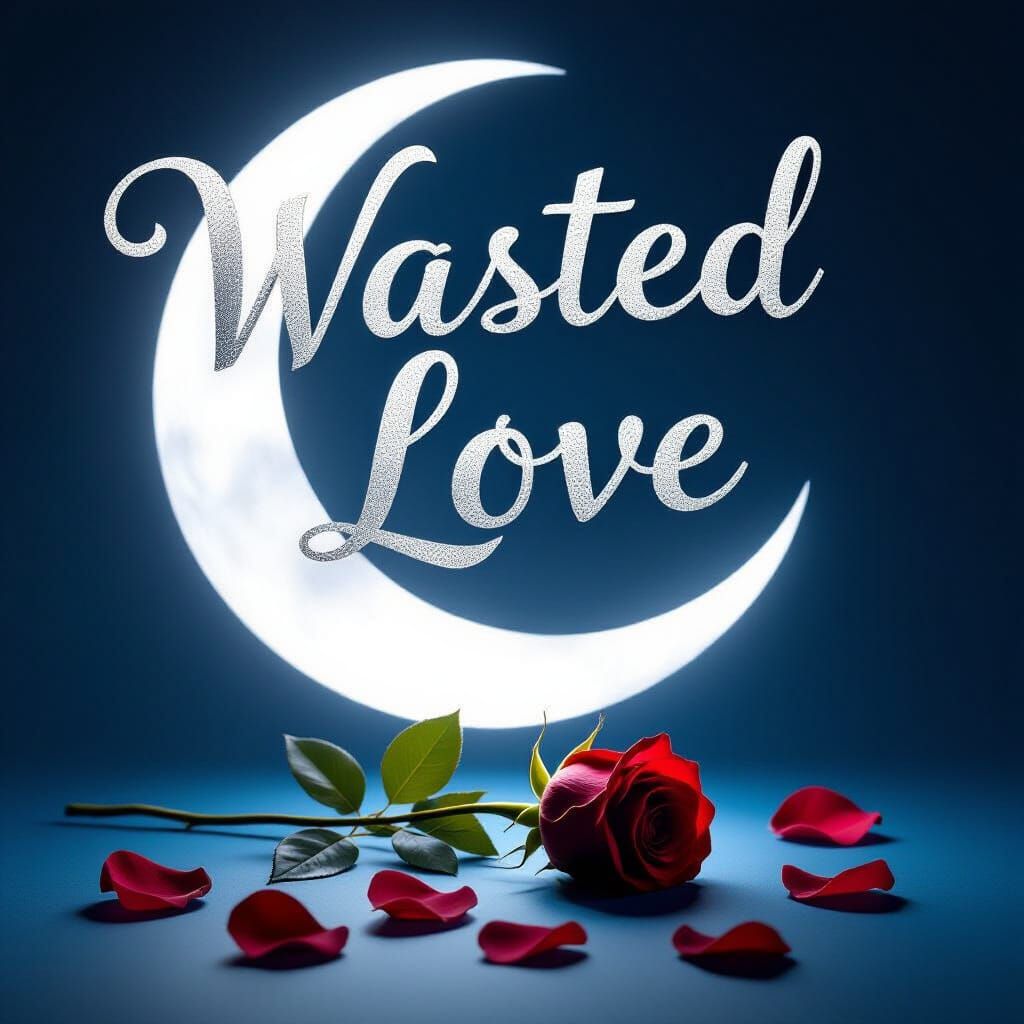 Melancholy Romance Book Cover: Wilting Rose