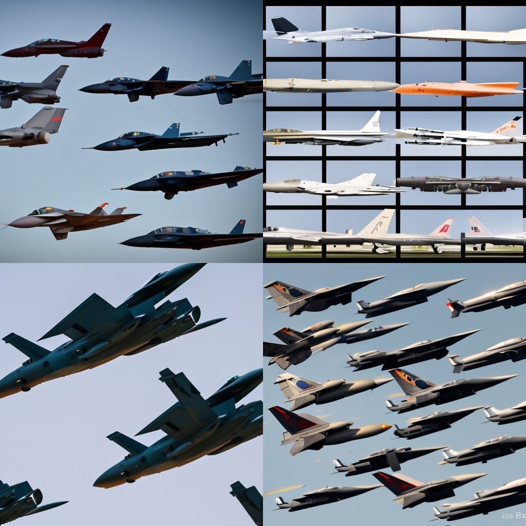 Military Jet Aircraft in Professional Photography Style