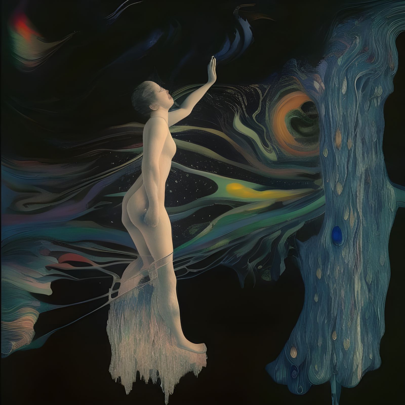 Surreal Reality Drips Through Spacetime