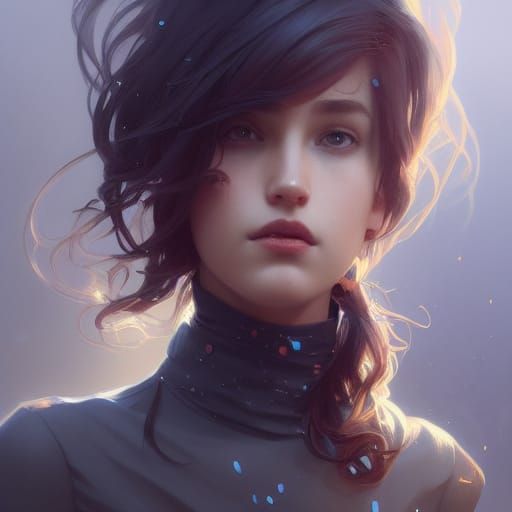 Hyperdetailed Portrait with Dynamic Lighting