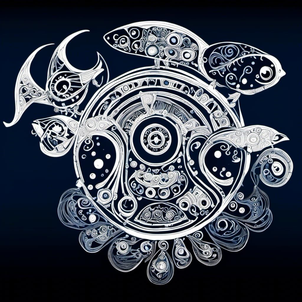 Nacreous Bioship with Zen Bioreactors, Organic Design