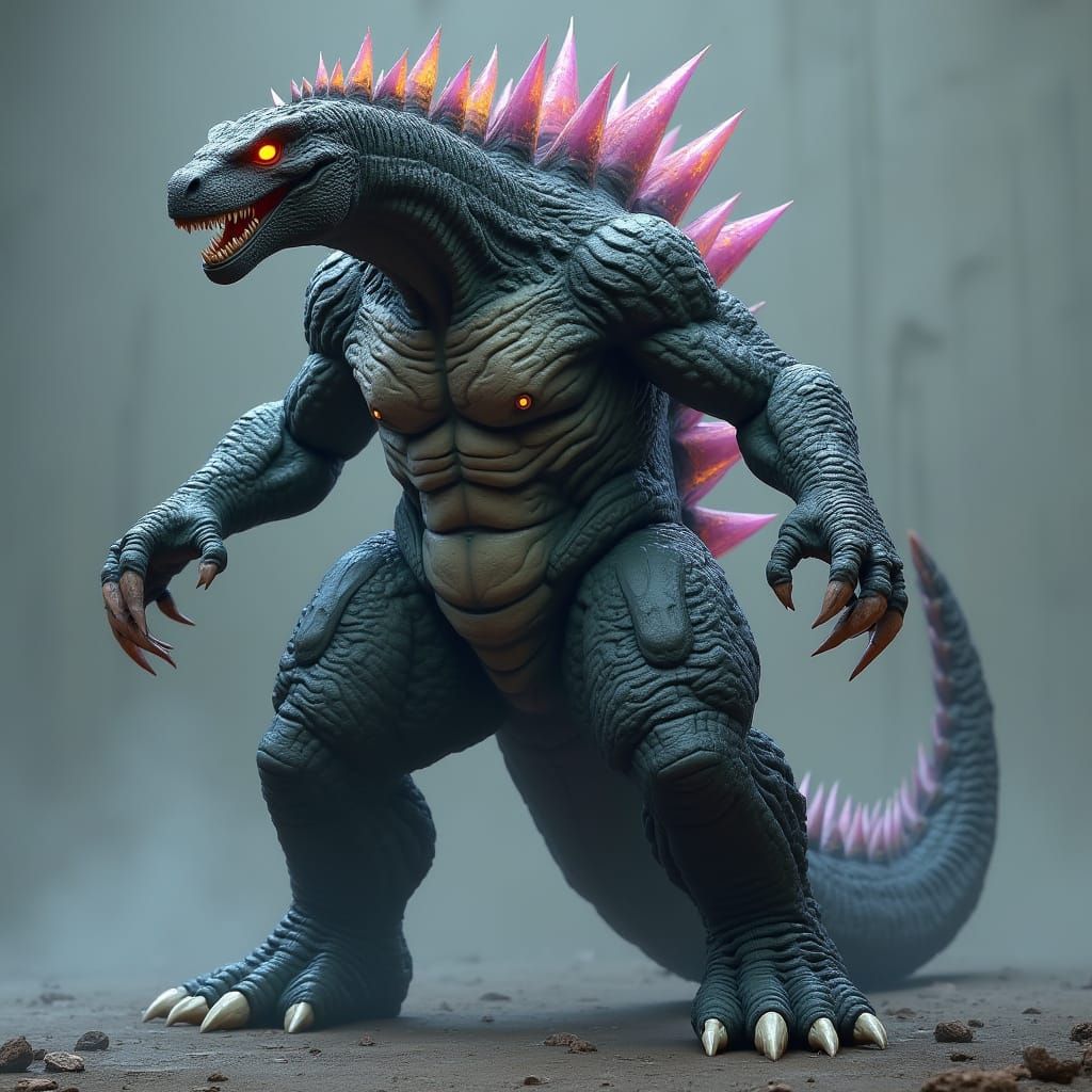 Godzilla 2000 in Battle-Ready Pose