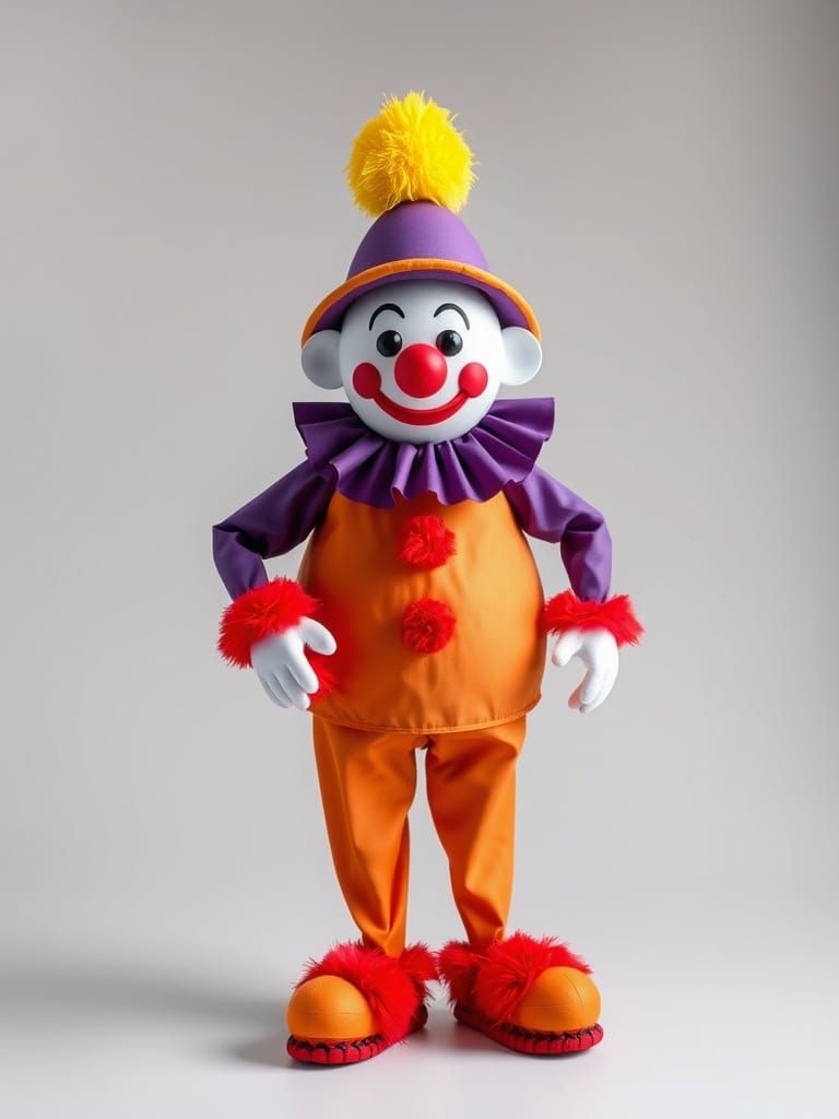 Whimsical Paper Plate Clown: A Colorful Craft Project