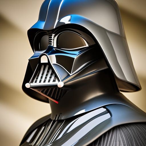 Darth Vader Portrait in Professional Photography Style