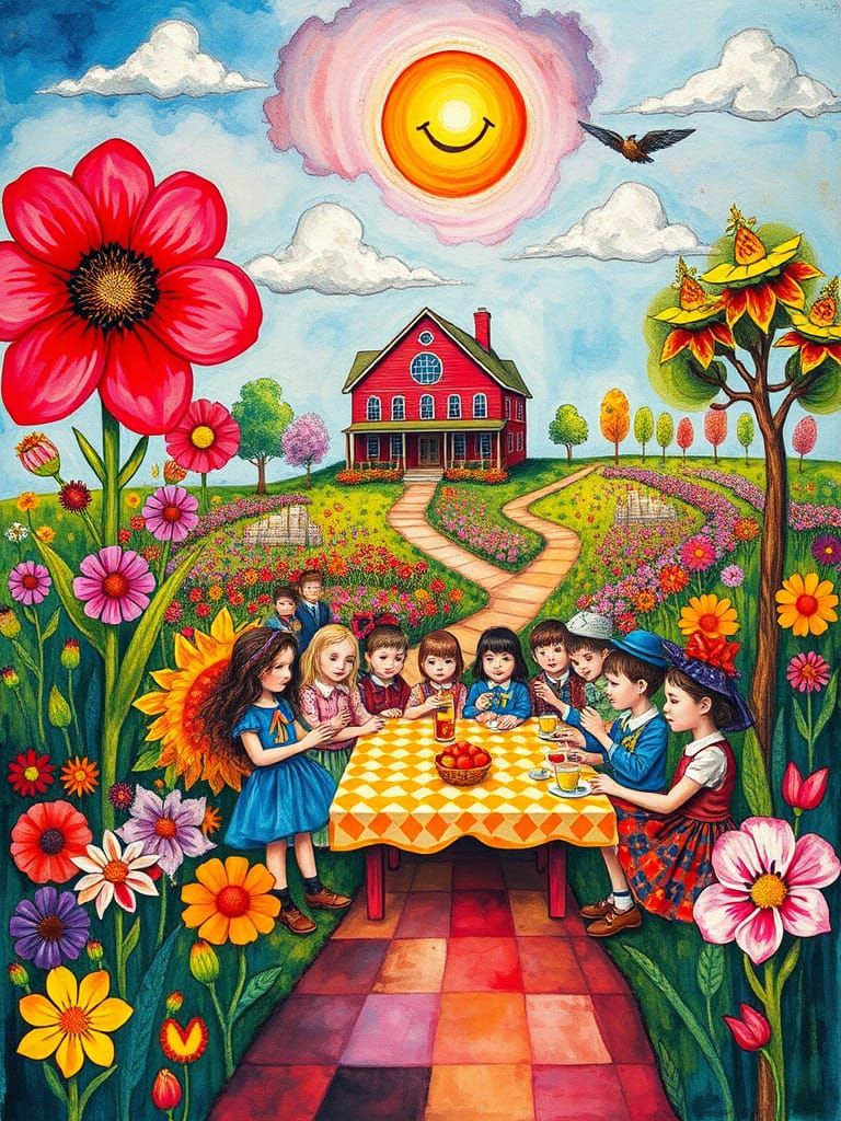 Whimsical School Picnic
