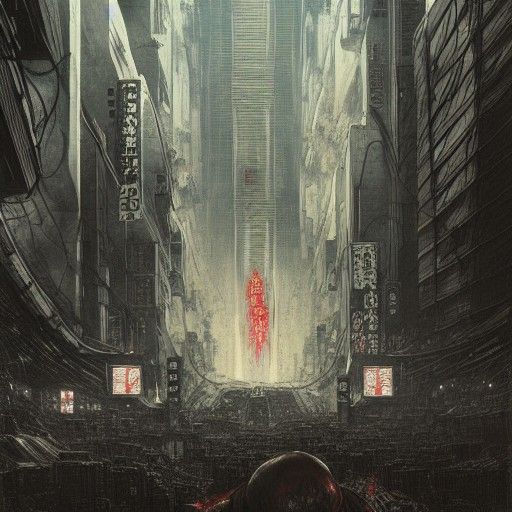 Akira: Tetsuo's Neo-Tokyo Destruction in Horror Style