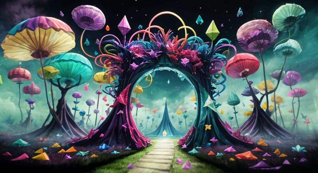 Whimsical Prismatic Portal Guardians