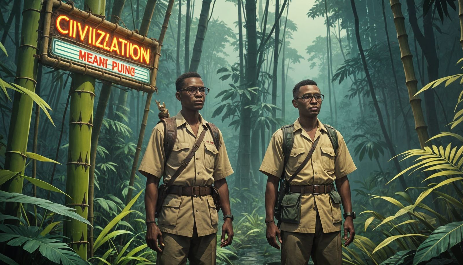 Jungle Civilization: Epic Digital Matte Painting