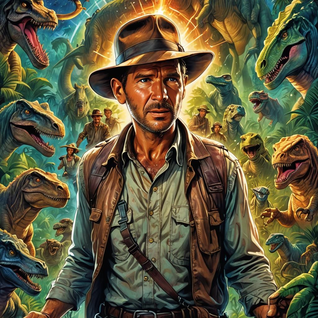 Indiana Jones and the Valley of Dinosaurs Poster