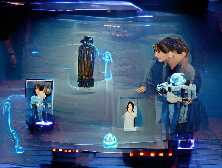 Solitary Figure Gazing into the Void