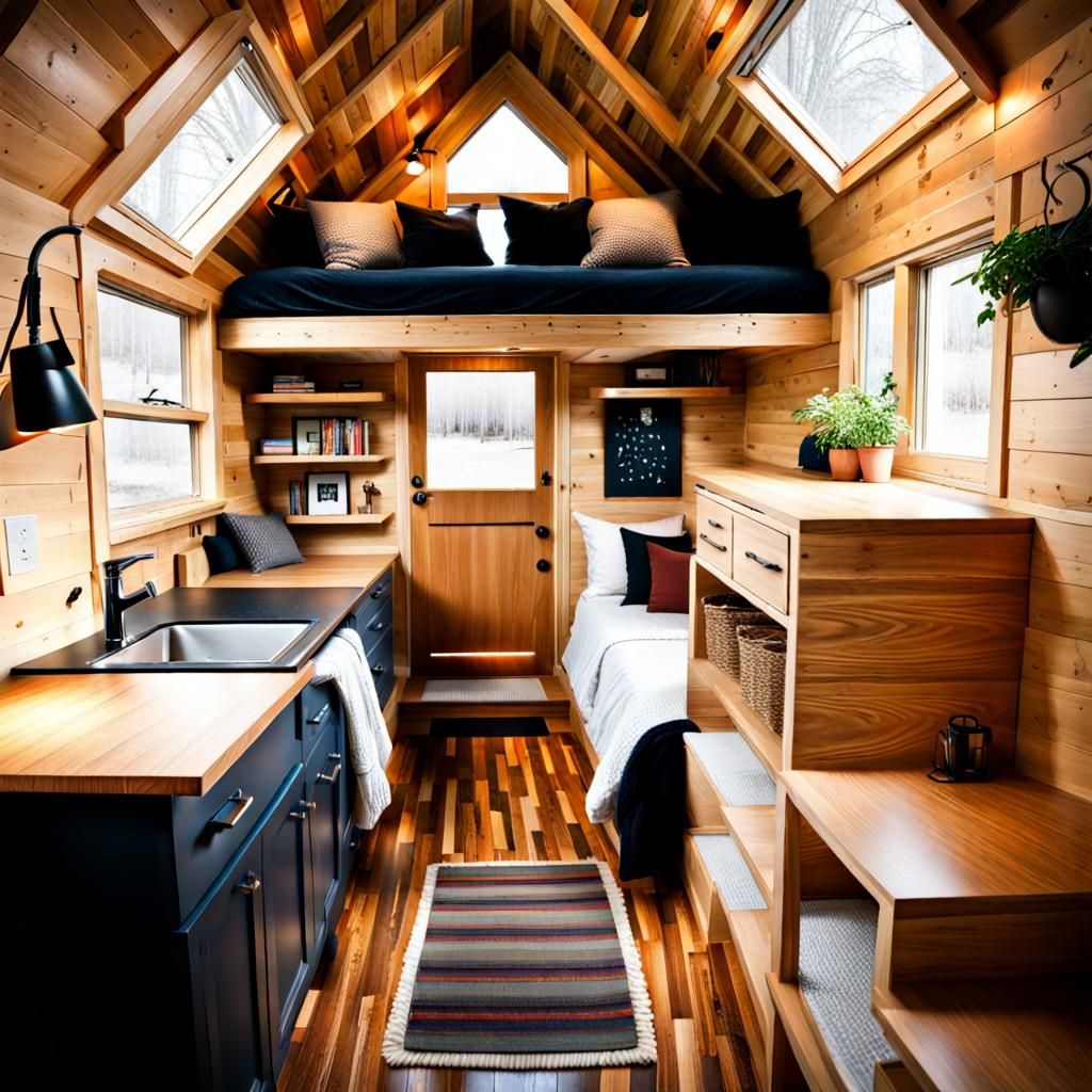 Cozy Tiny House Interior