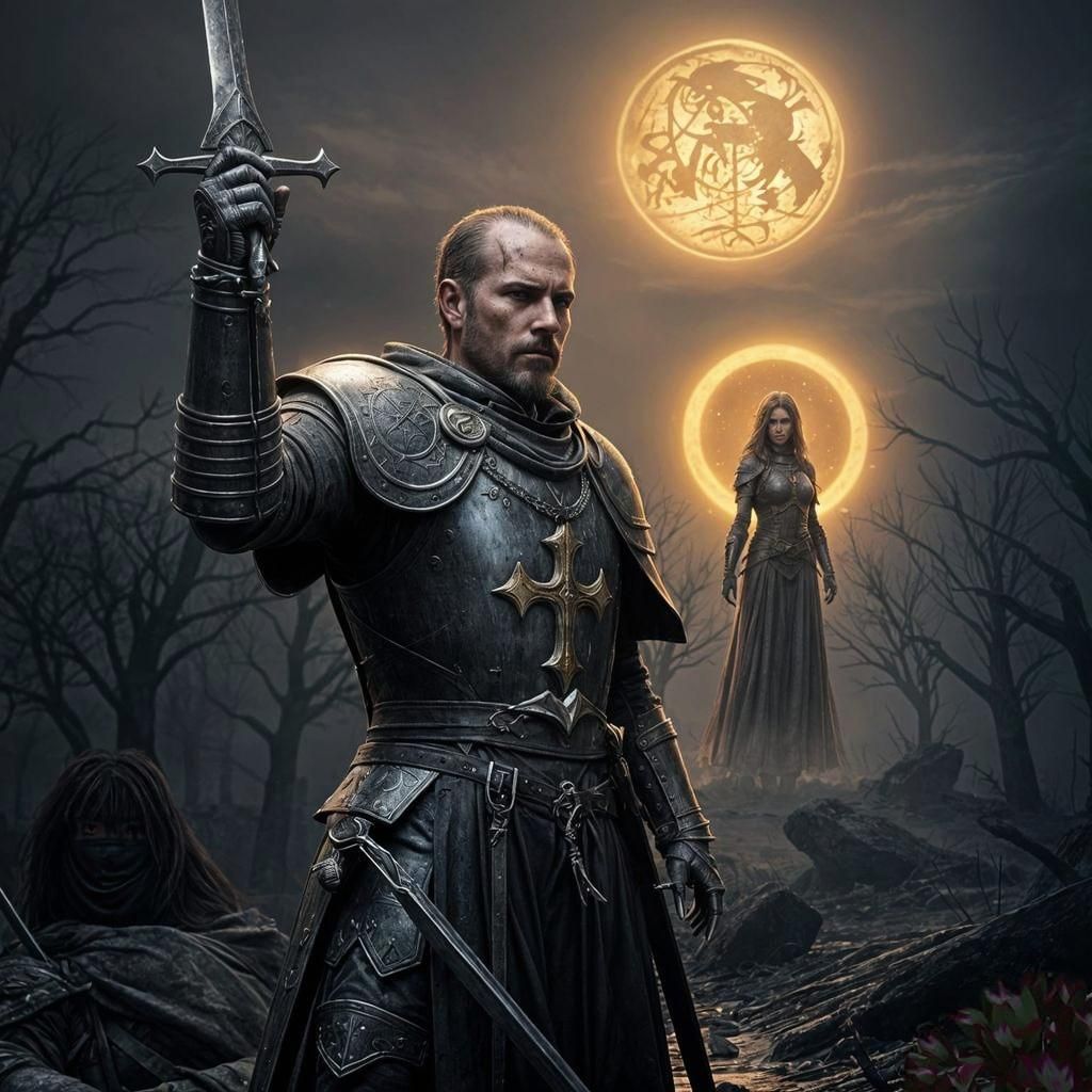 Templar Knight's Vengeance: A Dramatic Quest for Glory