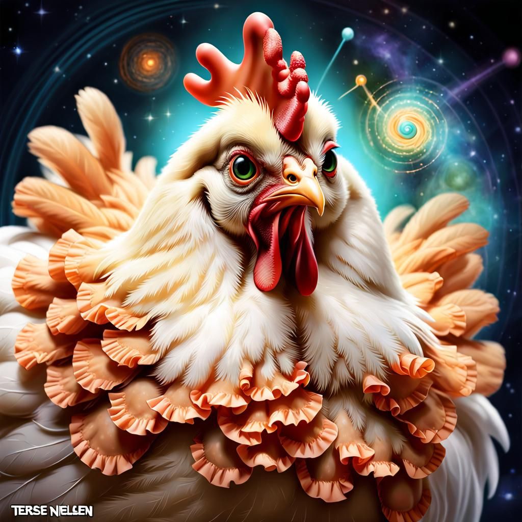 The Nuzzle Wuzzles Album Cover in Digital Painting Style