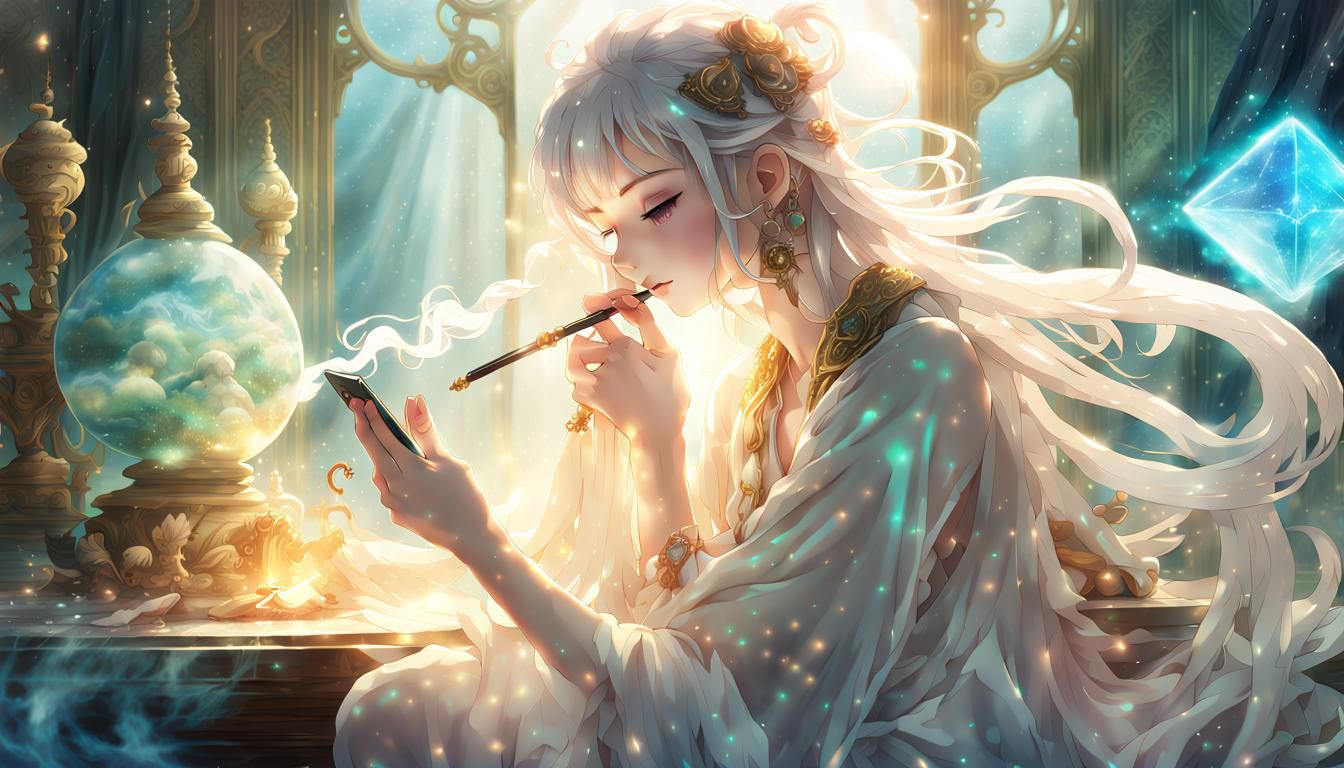 Enchantress in Ethereal Realm: Anime Key Visual