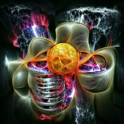 Nuclear Fusion Energy Concept Illustration