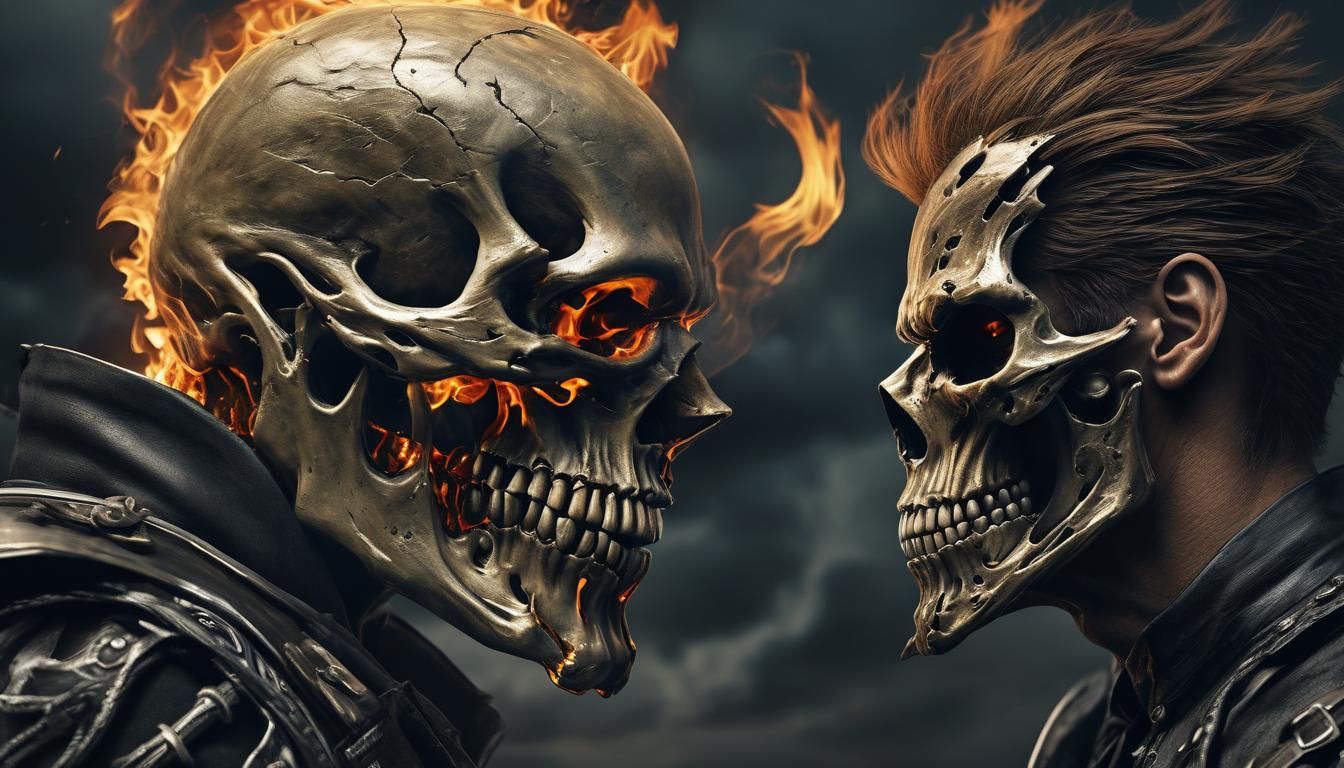 Ghost Rider and Ghost Writer: Sinister Digital Art