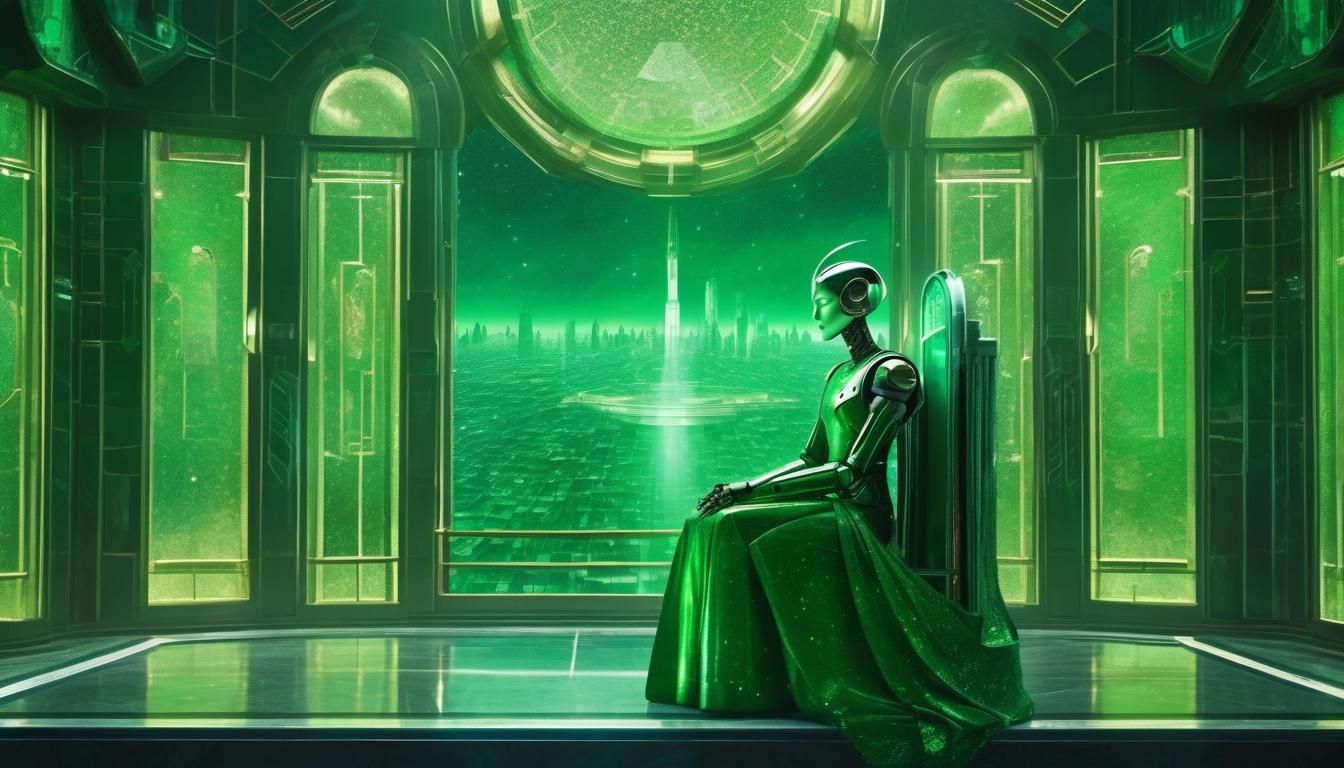 Maria from Metropolis in Emerald Throne Room
