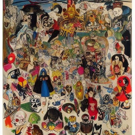 Supervillain Rabbit Hole Treasure Trove with Skulls