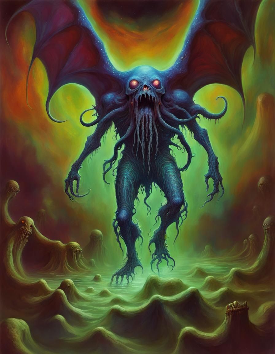 Undead Cthulhu Rises from Nightmare Sea