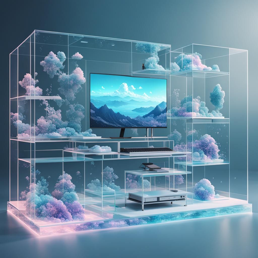 Mesmerizing Transparent Configuration in 8k Resolution